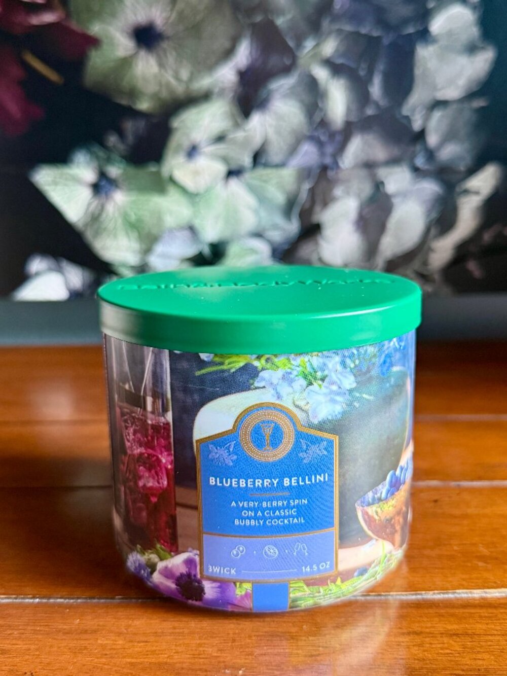 NEW BLUEBERRY BELLINI 3-Wick Candle Bath & Body Works